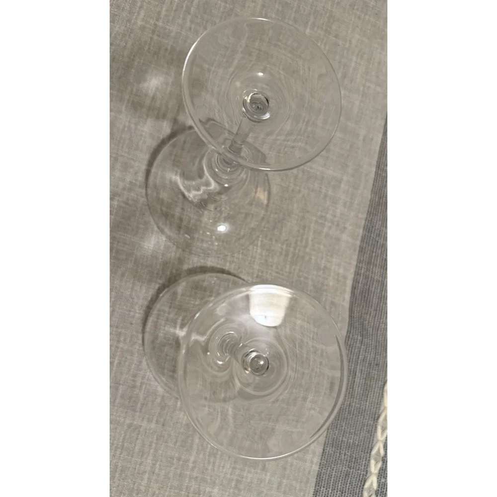 🍹 Margarita Glasses – Set of 2 – Clear Stemmed – Classic Cocktail Glassware